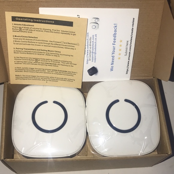NIB Set/2 SadoTech Wireless Doorbells - Picture 3 of 8